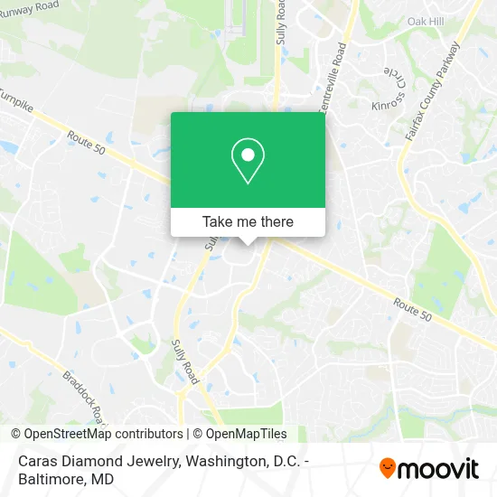 Caras Diamond Jewelry map