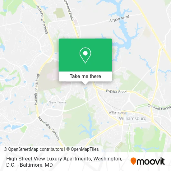 High Street View Luxury Apartments map