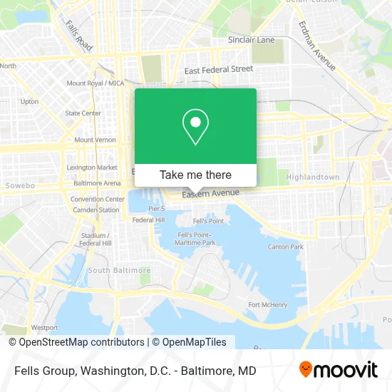 Fells Group map