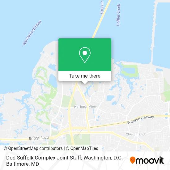 Dod Suffolk Complex Joint Staff map
