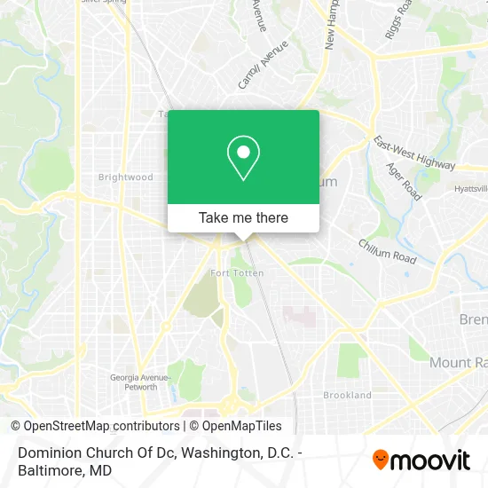 Dominion Church Of Dc map