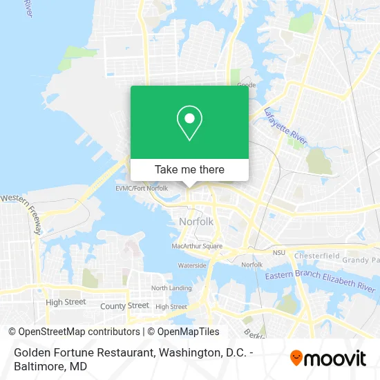 Golden Fortune Restaurant map