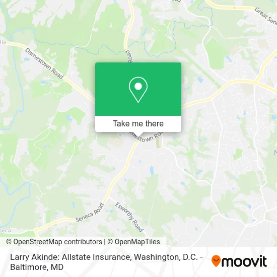 Larry Akinde: Allstate Insurance map