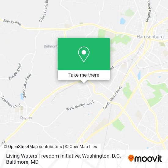 Living Waters Freedom Initiative map