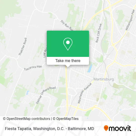 Fiesta Tapatia map