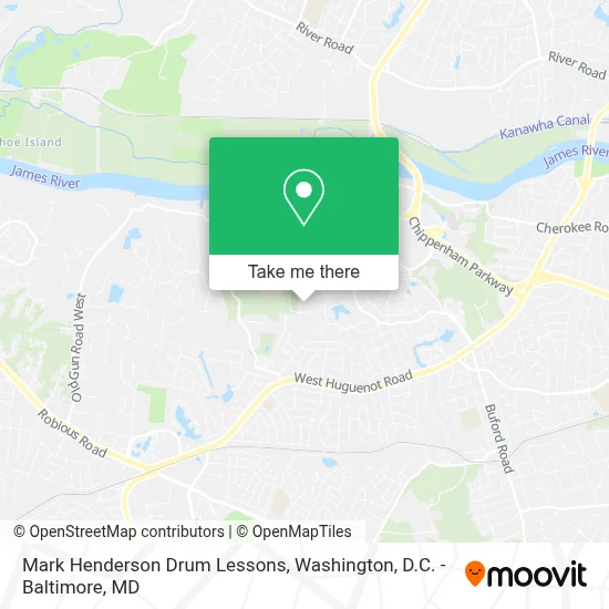 Mark Henderson Drum Lessons map