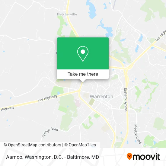 Aamco map