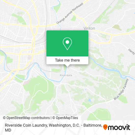 Riverside Coin Laundry map