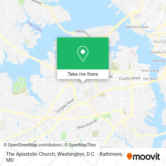The Apostolic Church map