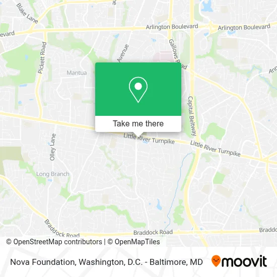 Nova Foundation map