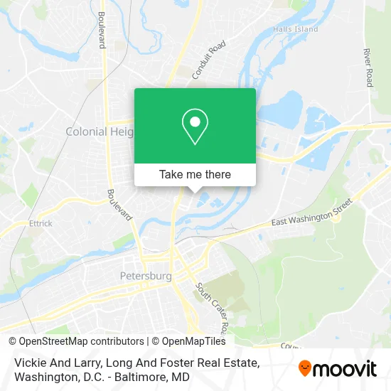 Vickie And Larry, Long And Foster Real Estate map