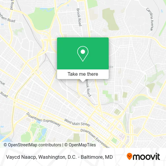 Vaycd Naacp map
