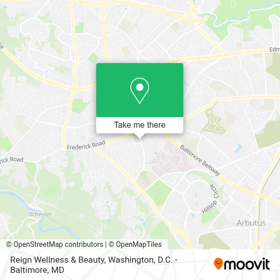 Reign Wellness & Beauty map