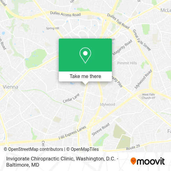 Invigorate Chiropractic Clinic map