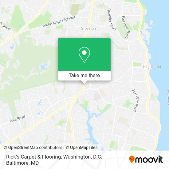 Rick's Carpet & Flooring map