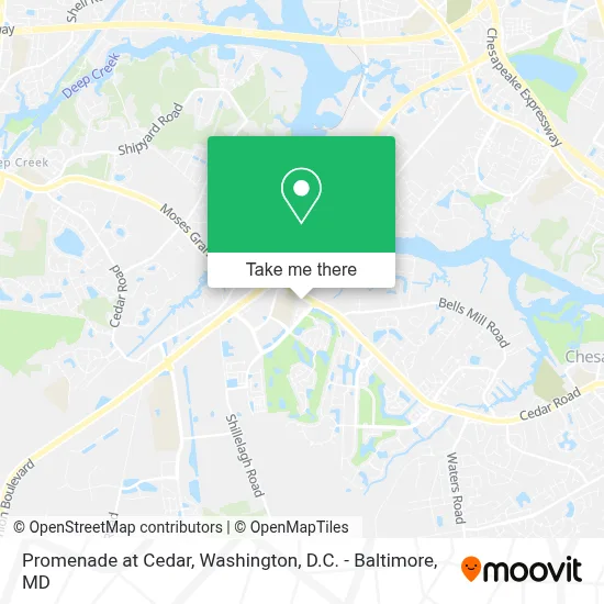 Promenade at Cedar map