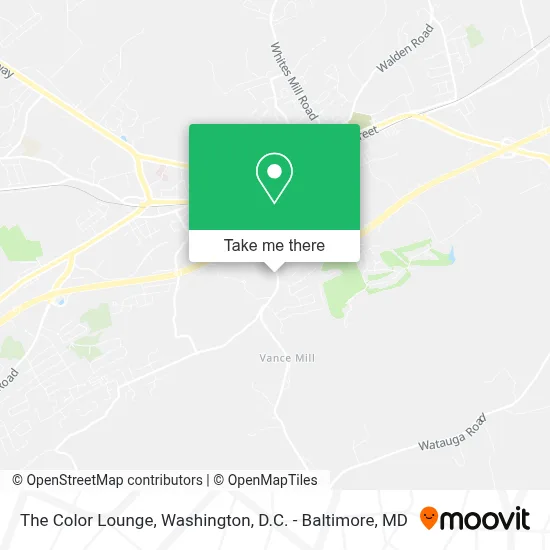 The Color Lounge map