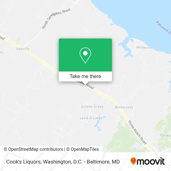 Cook's Liquors map