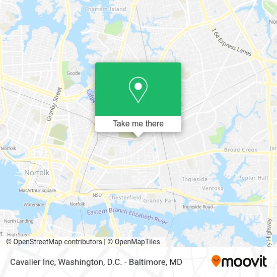 Cavalier Inc map
