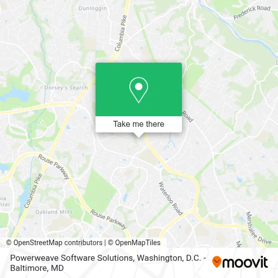 Powerweave Software Solutions map