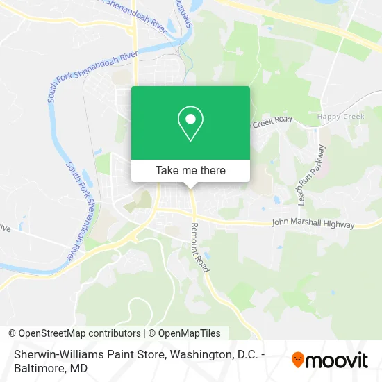 Sherwin-Williams Paint Store map