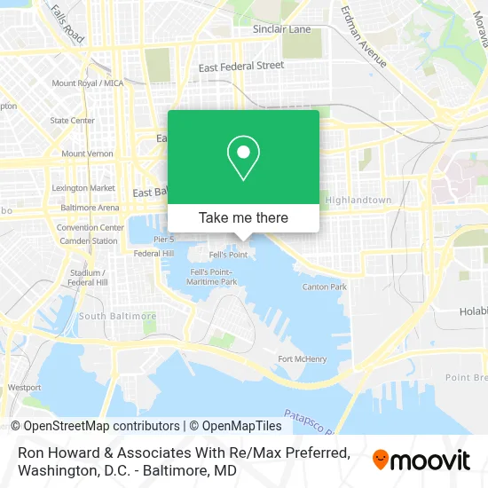 Ron Howard & Associates With Re / Max Preferred map