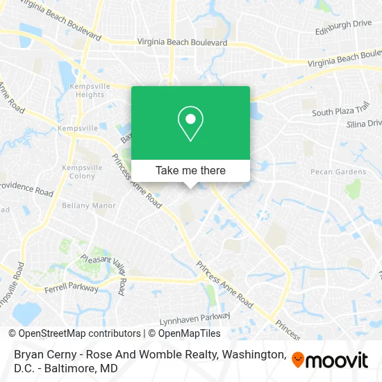 Bryan Cerny - Rose And Womble Realty map