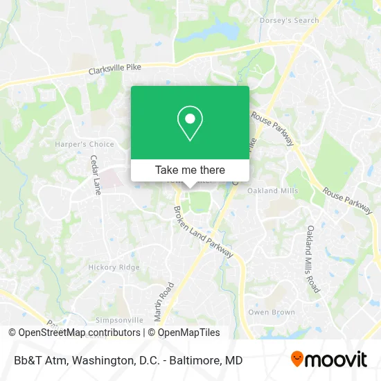 Bb&T Atm map