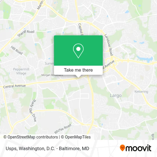 Usps map