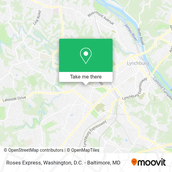 Roses Express map