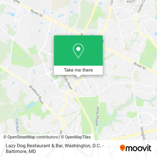 Lazy Dog Restaurant & Bar map
