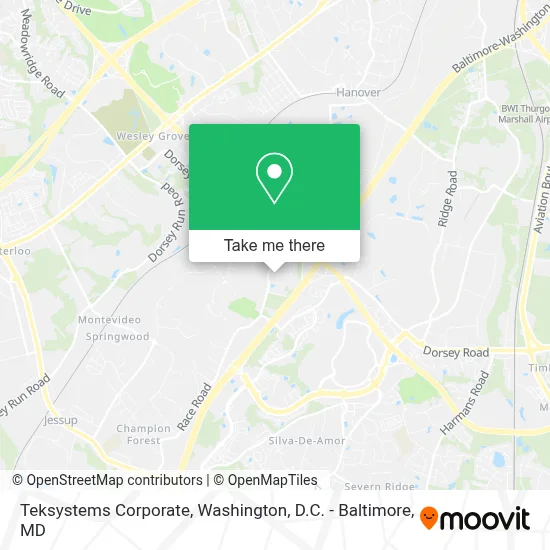 Teksystems Corporate map