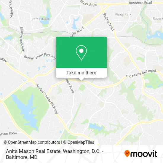 Anita Mason Real Estate map