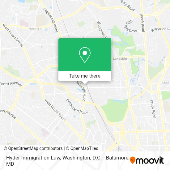 Hyder Immigration Law map