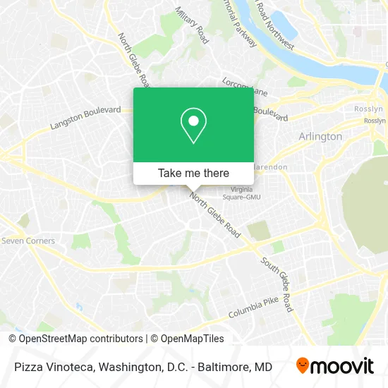 Pizza Vinoteca map