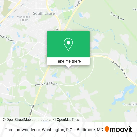 Threecrownsdecor map