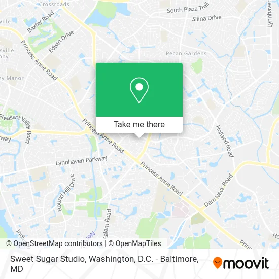 Sweet Sugar Studio map