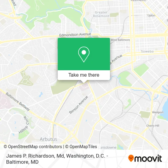 James P. Richardson, Md map