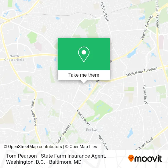 Tom Pearson - State Farm Insurance Agent map