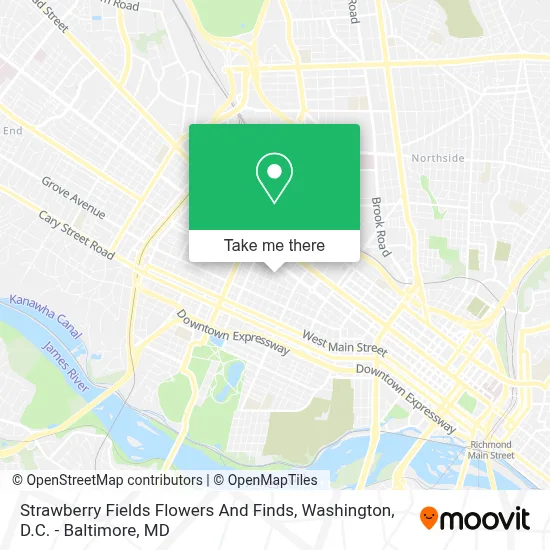 Strawberry Fields Flowers And Finds map