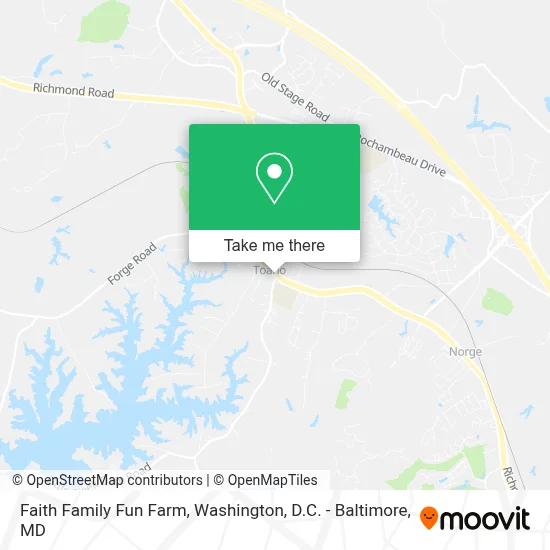 Faith Family Fun Farm map