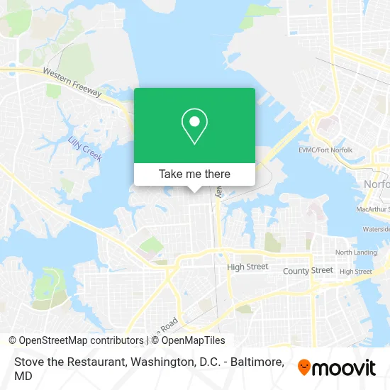 Stove the Restaurant map
