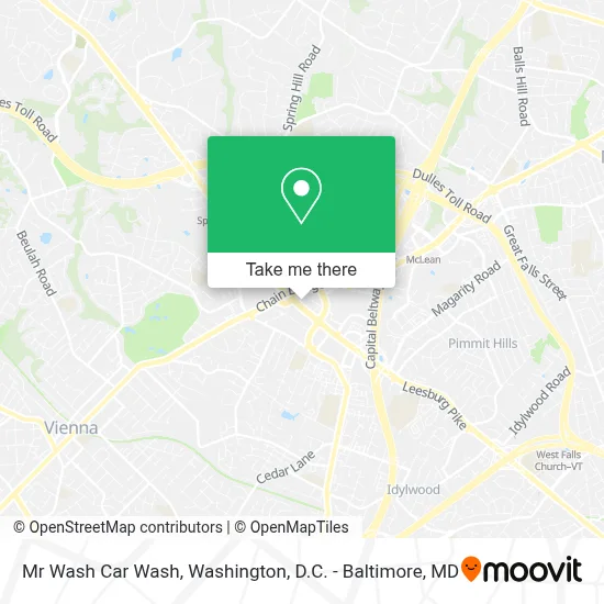 Mr Wash Car Wash map