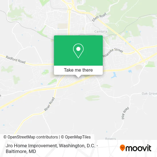 Jro Home Improvement map