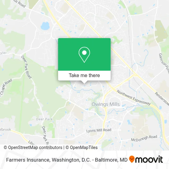 Farmers Insurance map