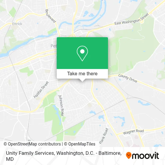 Unity Family Services map