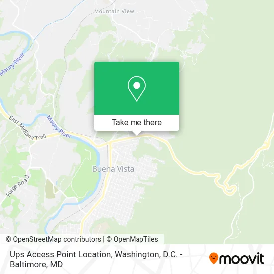Ups Access Point Location map