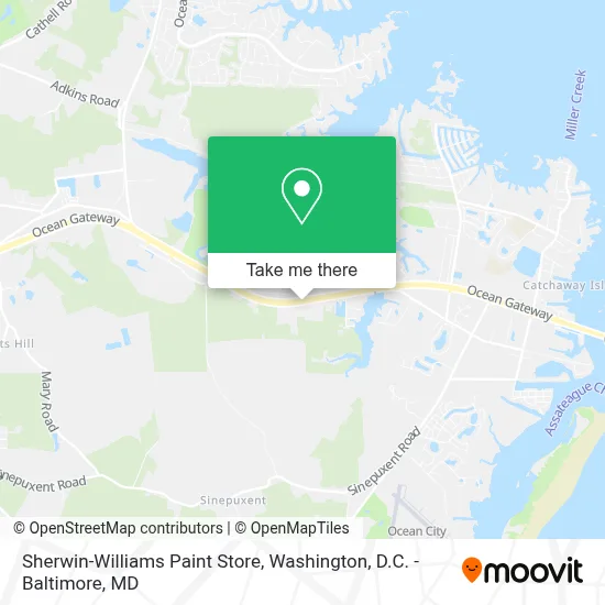 Sherwin-Williams Paint Store map