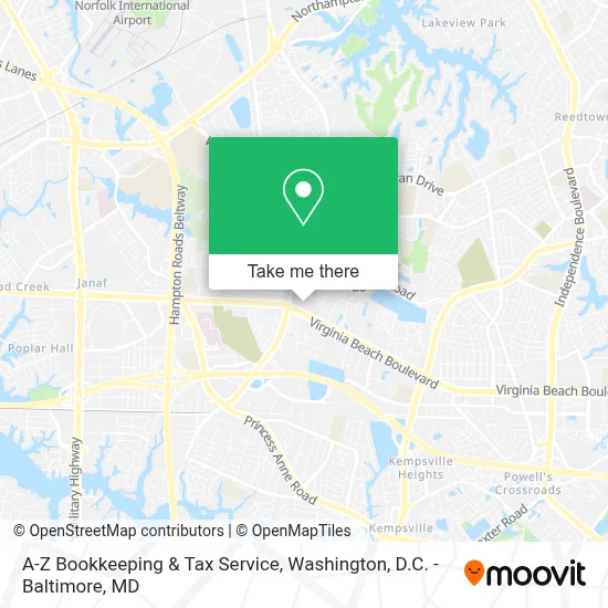 A-Z Bookkeeping & Tax Service map