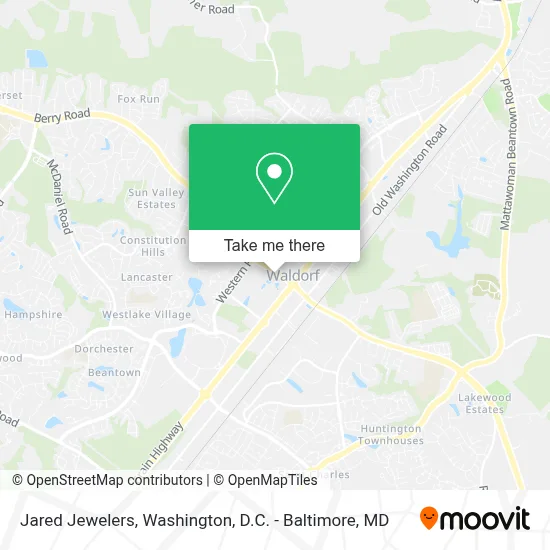 Jared Jewelers map